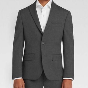 Joseph Abboud Boys Charcoal Suit, Size 16-18